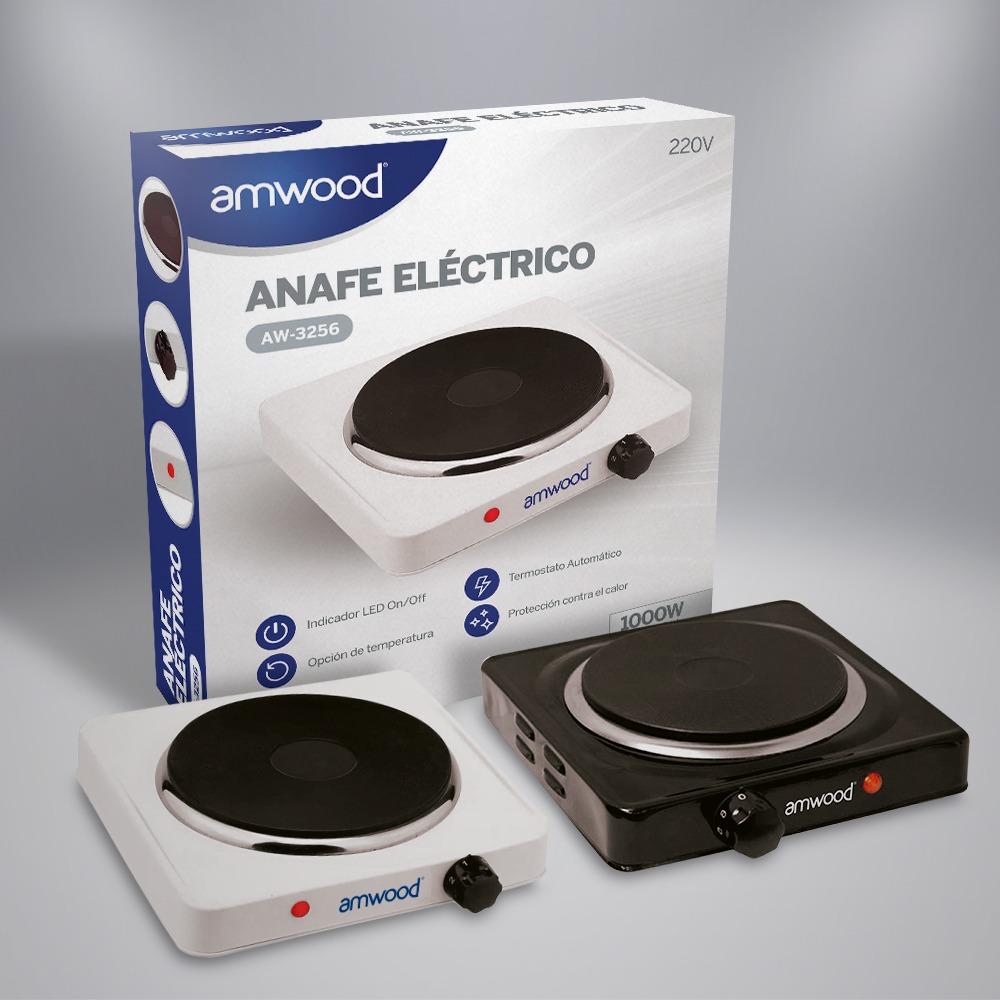 ANAFE ELECTRICO AMWOOD 1 HORNALLA