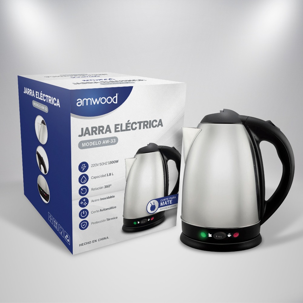 JARRA ELECTRICA CON CONTE AMWOOD